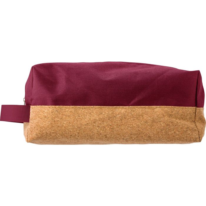 Toiletry Bag With Cork and Carry Handle 