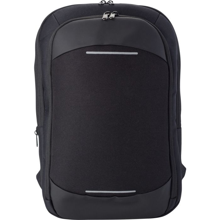 Polyester Laptop Backpack With Reflective Stripes Polyester Laptop Backpack With Reflective Stripes