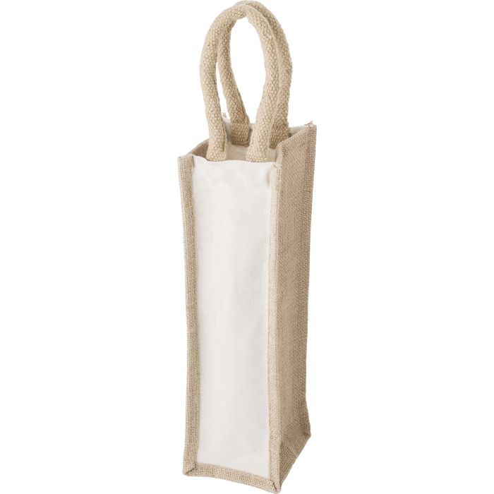 Wine Bag In Jute And Cotton Wine Bag In Jute And Cotton