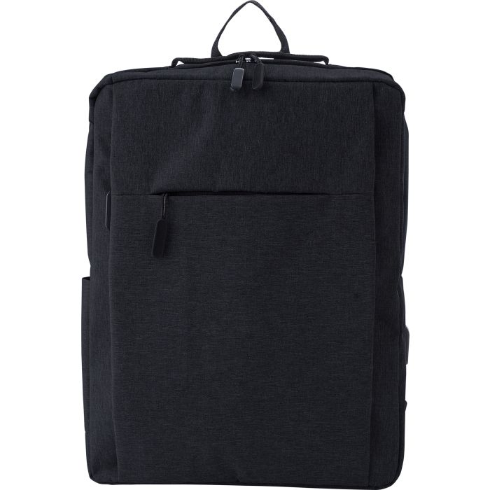 Polyester Laptop Backpack with USB Port Polyester Laptop Backpack with USB Port