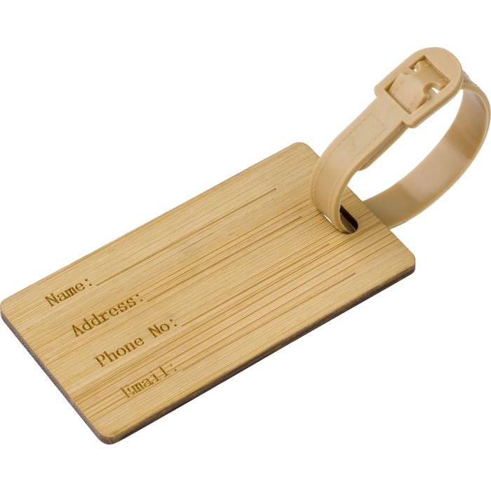 Sustainable Bamboo Luggage Tag Sustainable Bamboo Luggage Tag