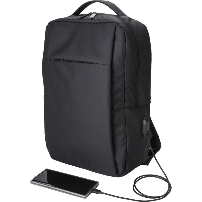 RPET Laptop Backpack 300D With Multiple Pockets RPET Laptop Backpack 300D With Multiple Pockets