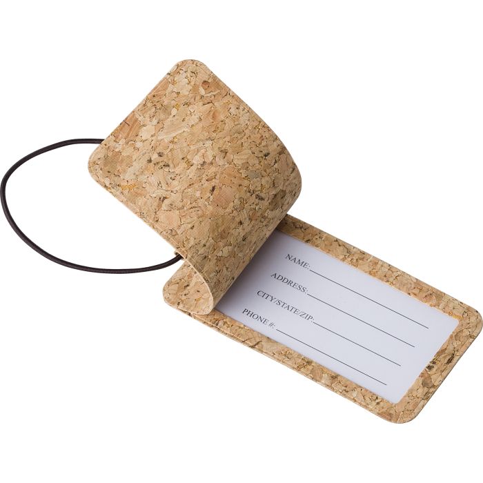 Promotional Cork Luggage Tag