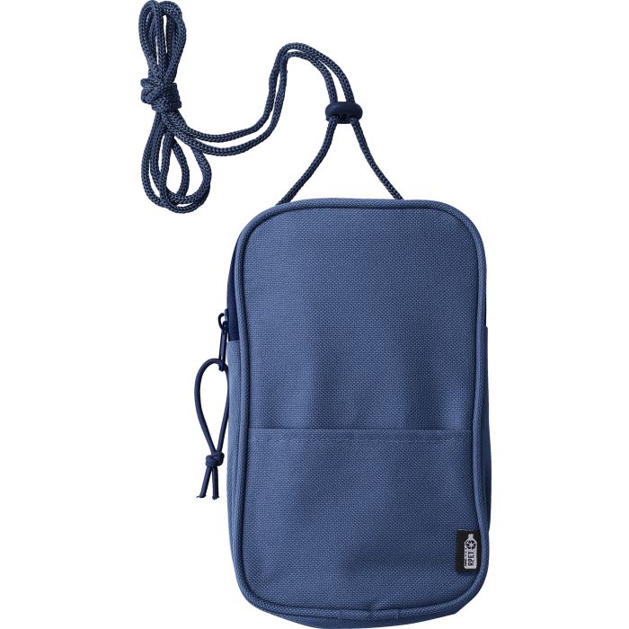 Promotional Small Recycled Cross Body Pouch Bag with Wrist Strap Promotional Small Recycled Cross Body Pouch Bag with Wrist Strap