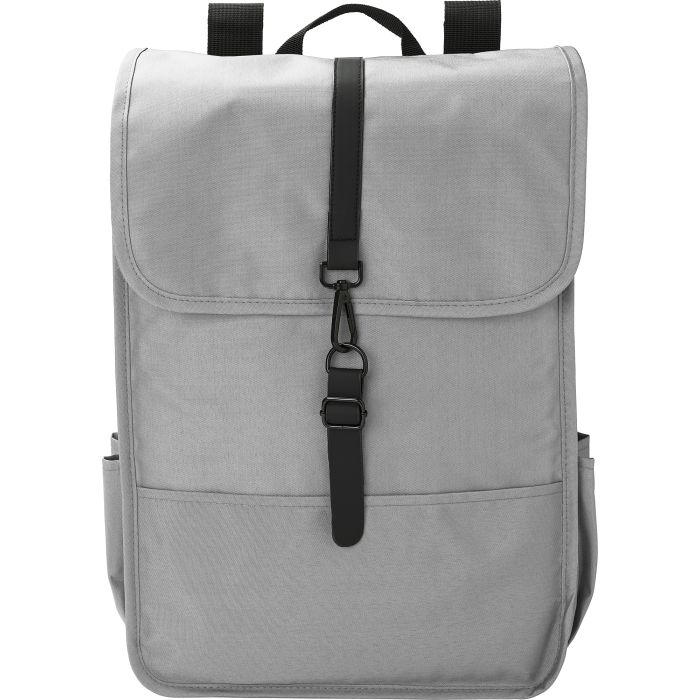 RPET Recycled Backpack With Flap Front RPET Recycled Backpack With Flap Front