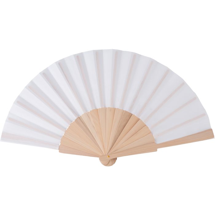 Promotional Recycled Hand Fan with Wooden Handle Promotional Recycled Hand Fan with Wooden Handle