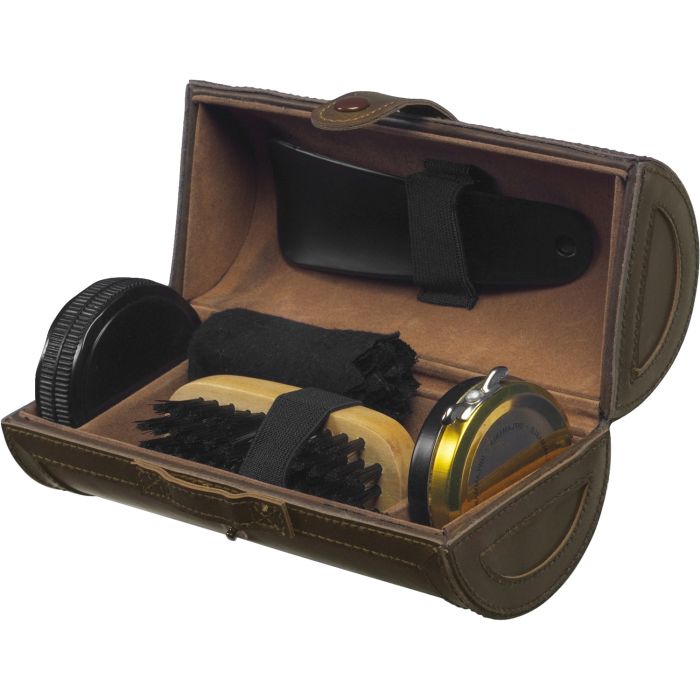 Promotional Luxury Shoe Polish Set in PU Case-BOUNCE CREATIVE DESIGNS Promotional Luxury Shoe Polish Set in PU Case-BOUNCE CREATIVE DESIGNS