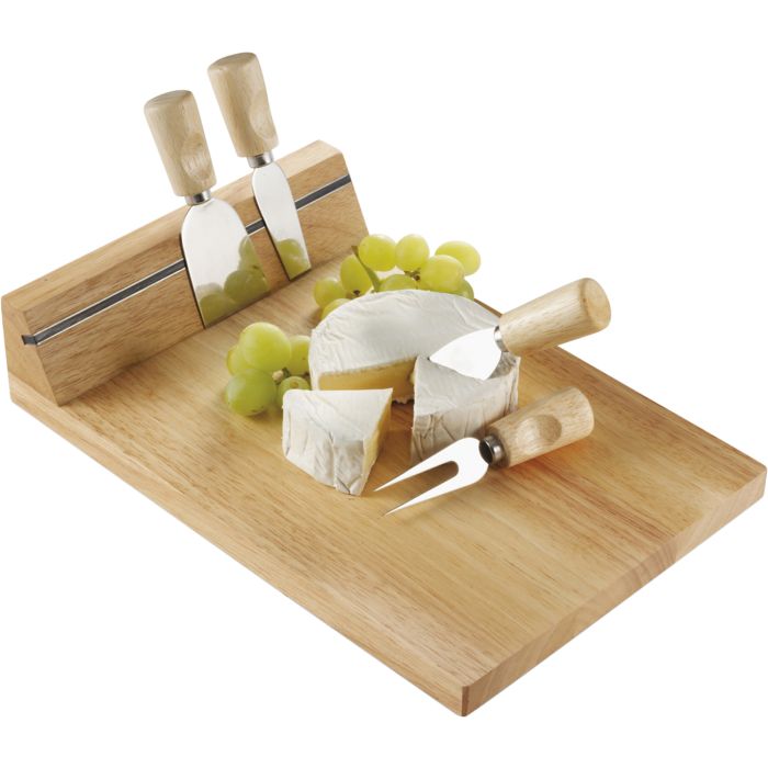 Promotional Wooden Cheese Board with Accessories-BOUNCE CREATIVE DESIGNS Promotional Wooden Cheese Board with Accessories-BOUNCE CREATIVE DESIGNS