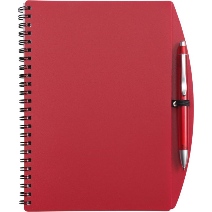 Promotional Spiral Notebook with Ballpen A5 Bounce Creative Designs