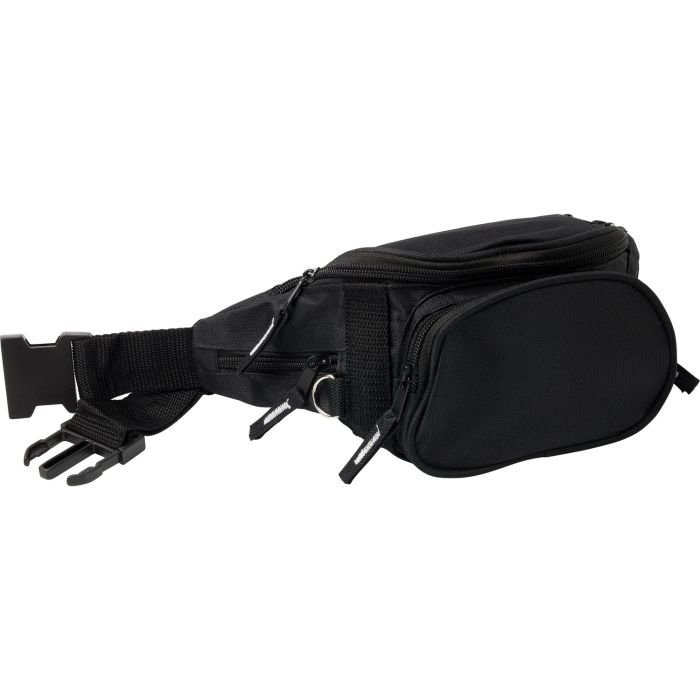 Promotional Black Waist Bag with Multiply Pockets Promotional Black Waist Bag with Multiply Pockets