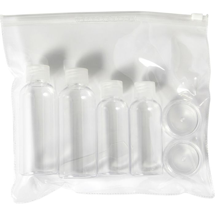 Promotional Travel Bottles Set with Clear Pouch Promotional Travel Bottles Set with Clear Pouch