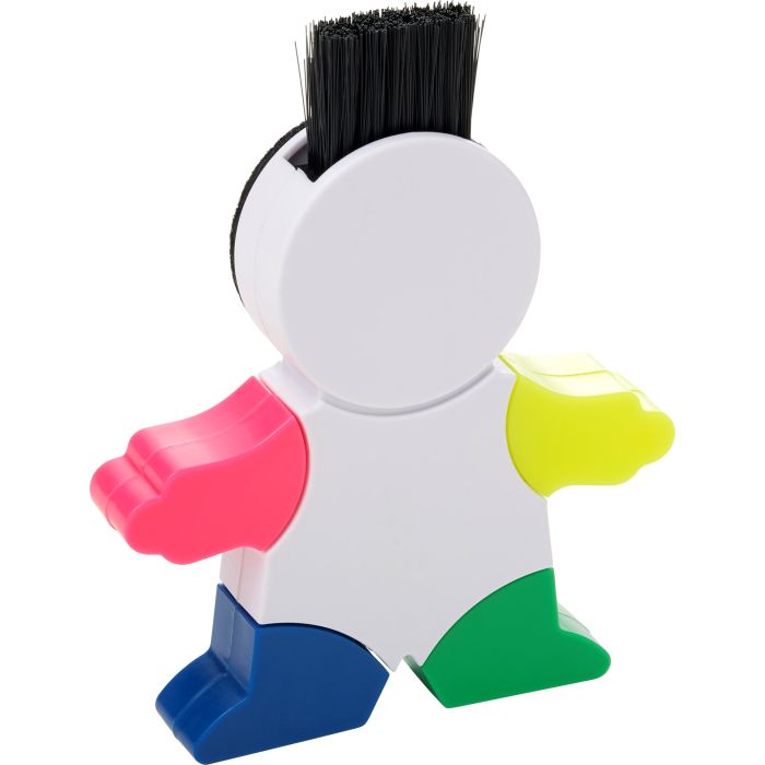 Promotional Figure-Shaped Highlighter - With Brush and Screen Cleaner Promotional Figure-Shaped Highlighter - With Brush and Screen Cleaner