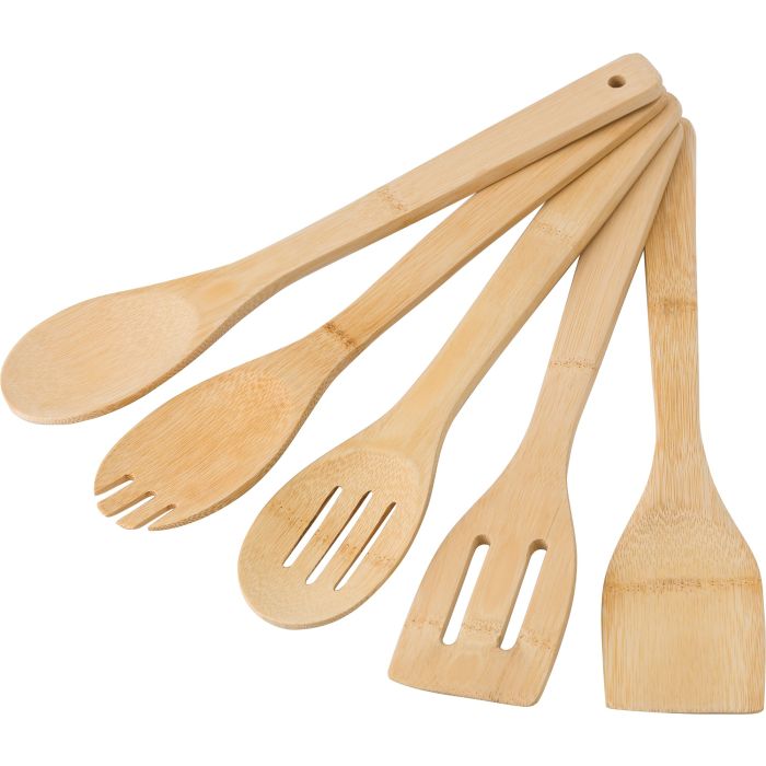 Promotional Bamboo Cooking Utensils-BOUNCE CREATIVE DESIGNS