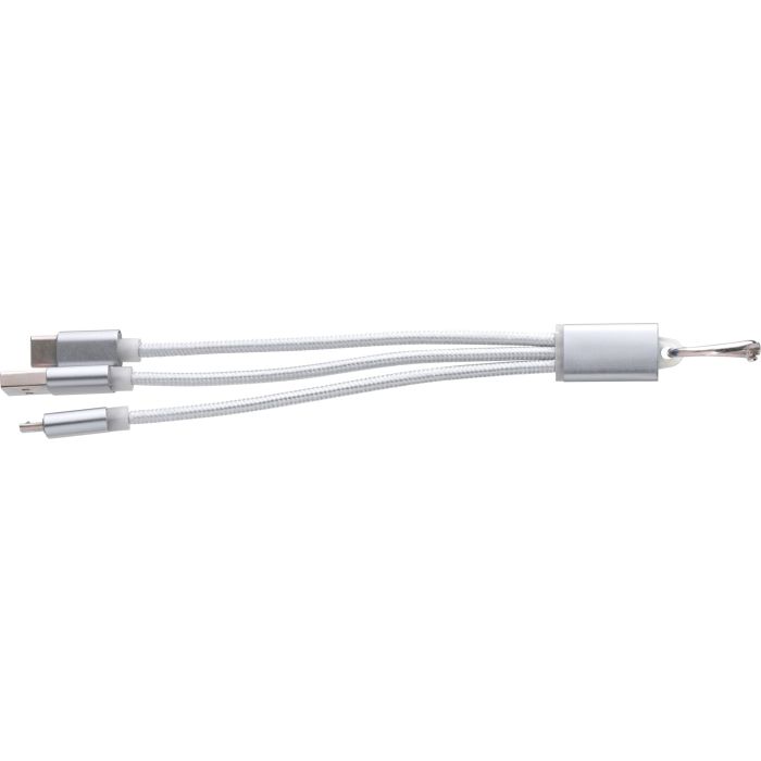 Promotional Aluminium Charging Cable Keyring Promotional Aluminium Charging Cable Keyring