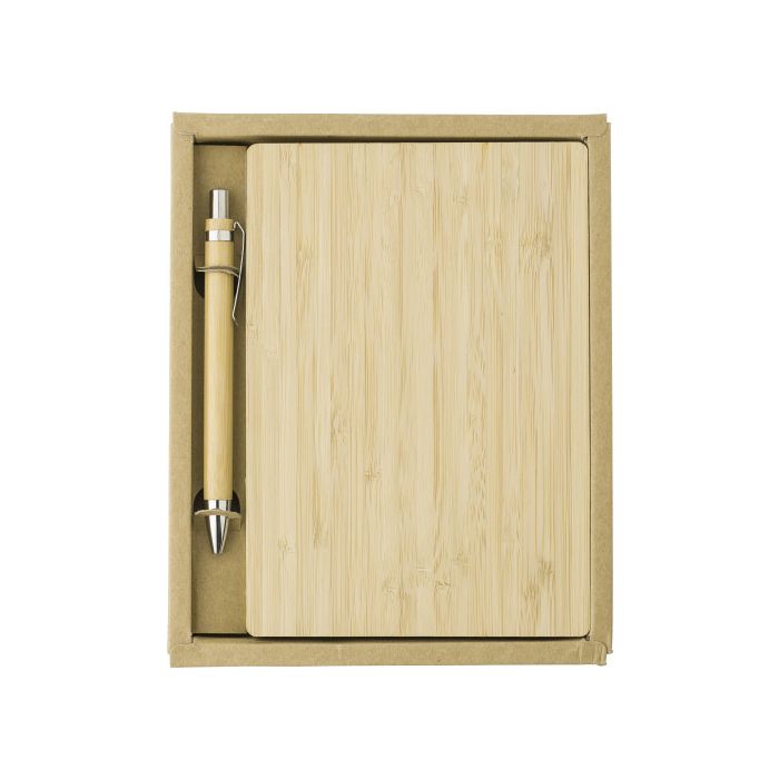 Bamboo Notebook & Pen Set Bamboo Notebook & Pen Set