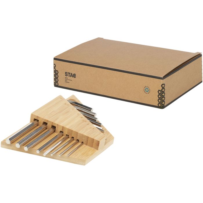 Allen Bamboo Hex Key Tool Set Allen Bamboo Hex Key Tool Set