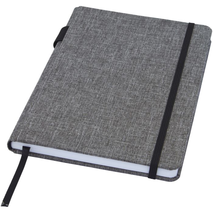 Promotional Marksman Orin Notebook A5 Eco Recycled RPET Grey