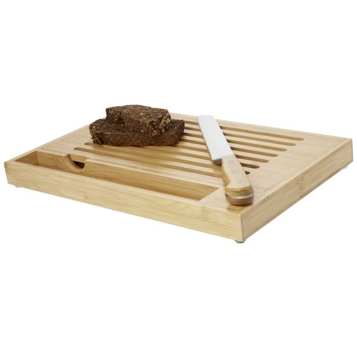 Pao Bamboo Cutting Board with Bread Knife