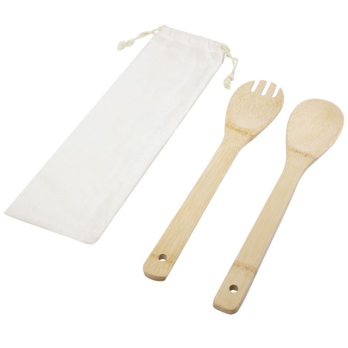 Endiv Eco Bamboo Salad Spoon and Fork Endiv Eco Bamboo Salad Spoon and Fork