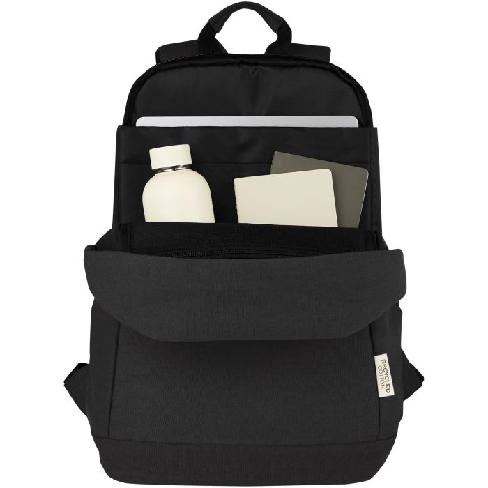 Joey 15.6" GRS Recycled Canvas Anti-Theft Laptop Backpack 18L