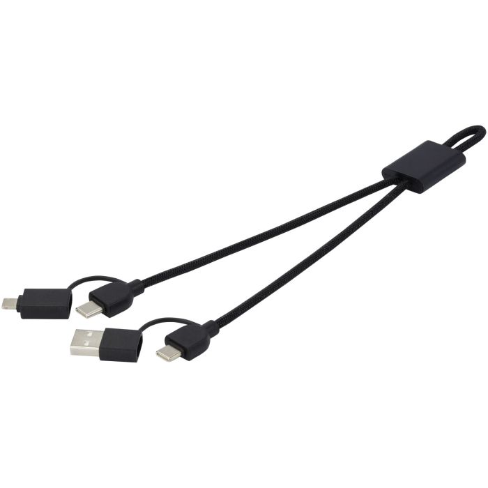 Connect 6-in-1 45W RCS Recycled Aluminium Fast Charging Cable Connect 6-in-1 45W RCS Recycled Aluminium Fast Charging Cable