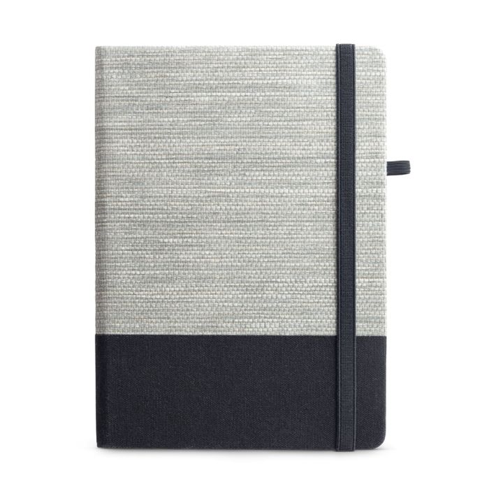 ROUSSEAU A5 Notepad in Straw Fibre And Cotton Canvas ROUSSEAU A5 Notepad in Straw Fibre And Cotton Canvas