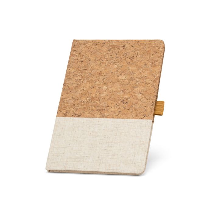 KLEE A5 Notepad With Cork Cover And Linen KLEE A5 Notepad With Cork Cover And Linen
