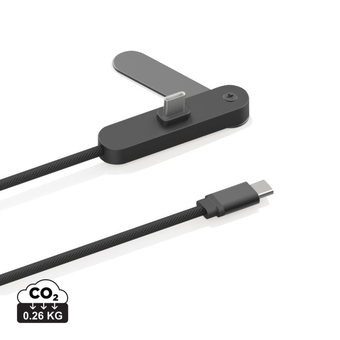 Promotional Aluvia RCS 65W PD Cable with Adjustable Phone Stand