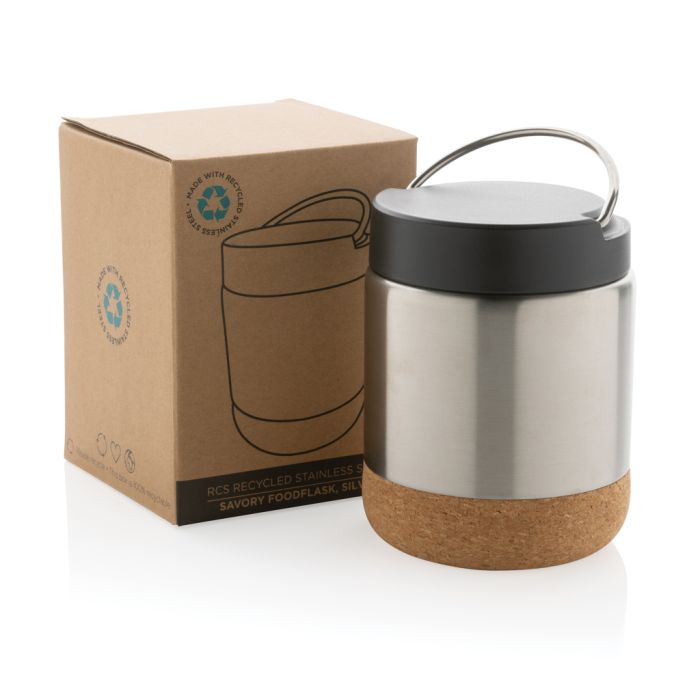 Savory RCS Certified Recycled Stainless Steel Food Flask