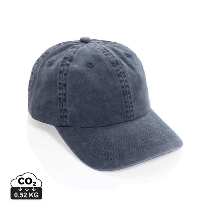 Promotional BEAU AWARE™ Washed 6 Panel 270gsm Cotton Twill Cap
