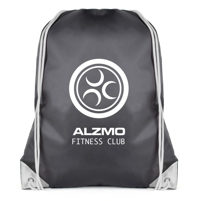 Black Coloured Trim Pegasus Drawstring Bag Black Coloured Trim Pegasus Drawstring Bag