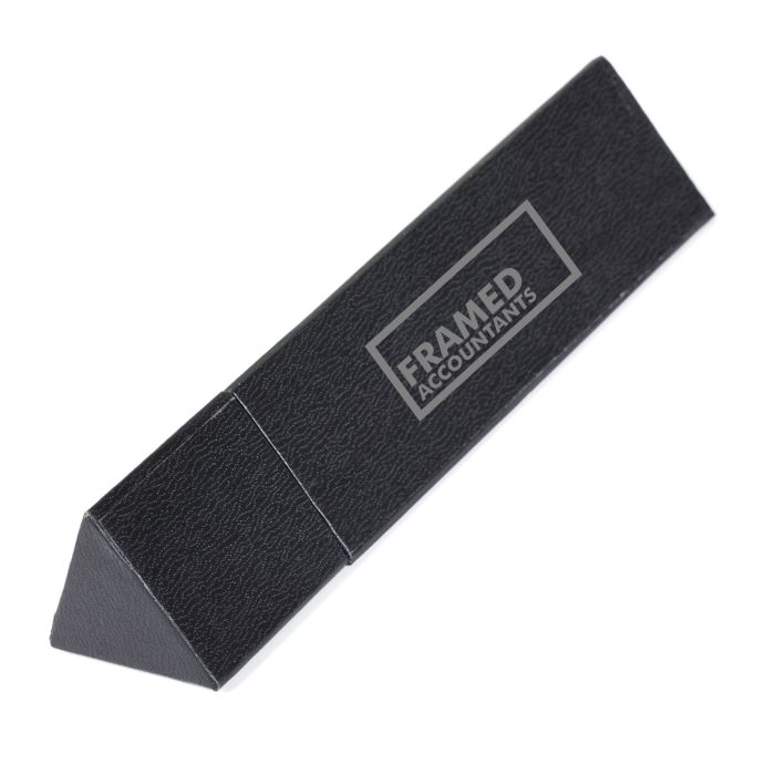Promotional Deluxe Triangular Card Box Promotional Deluxe Triangular Card Box