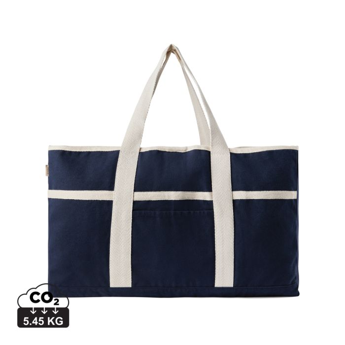 Promotional VINGA Volonne AWARE™ Recycled Canvas Beach Bag
