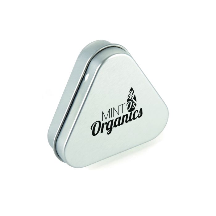Promotional Triangular Mint Tin Promotional Triangular Mint Tin