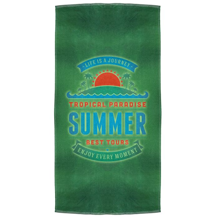 Promotional Full Colour Beach Towel