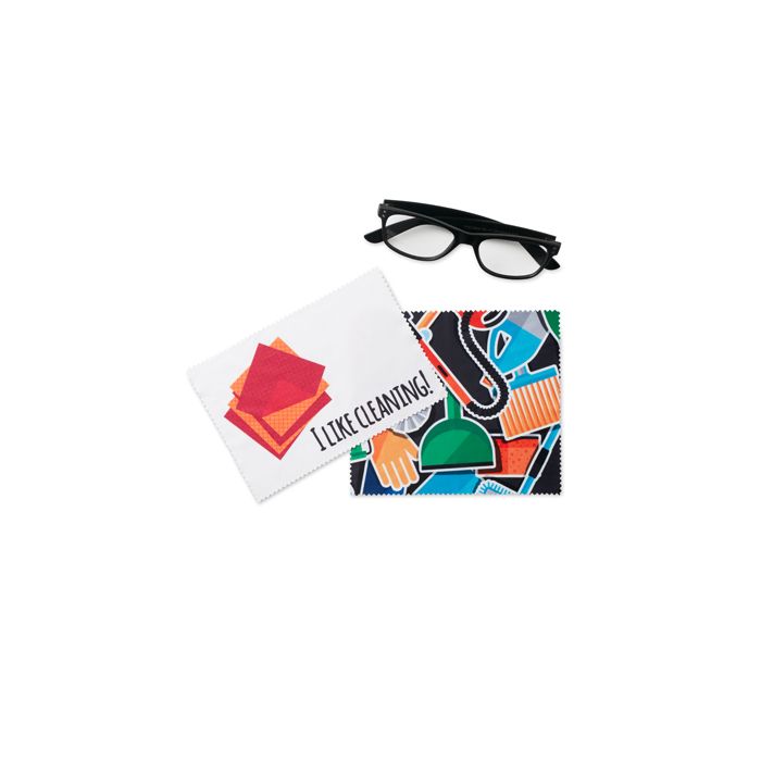 Bespoke Microfibre Cloth With Full Colour Print Black - 1 Bounce Creative Designs Bespoke Microfibre Cloth With Full Colour Print Black - 1 Bounce Creative Designs