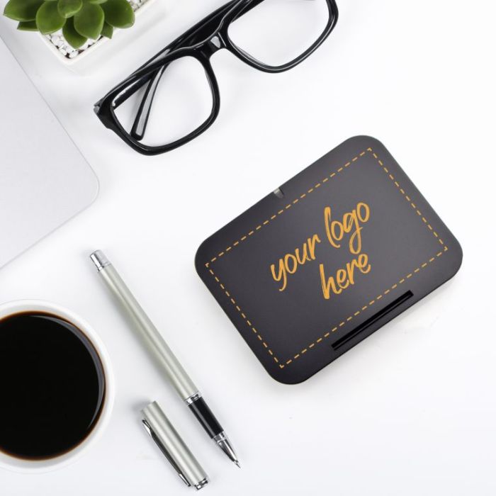 Wireless Charging Stand Black  white - 1 Bounce Creative Designs