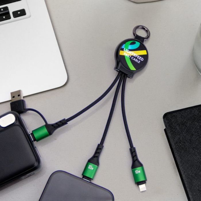 Promotional Light Speed Mini ECO Charging Cable-BOUNCE CREATIVE DESIGNS