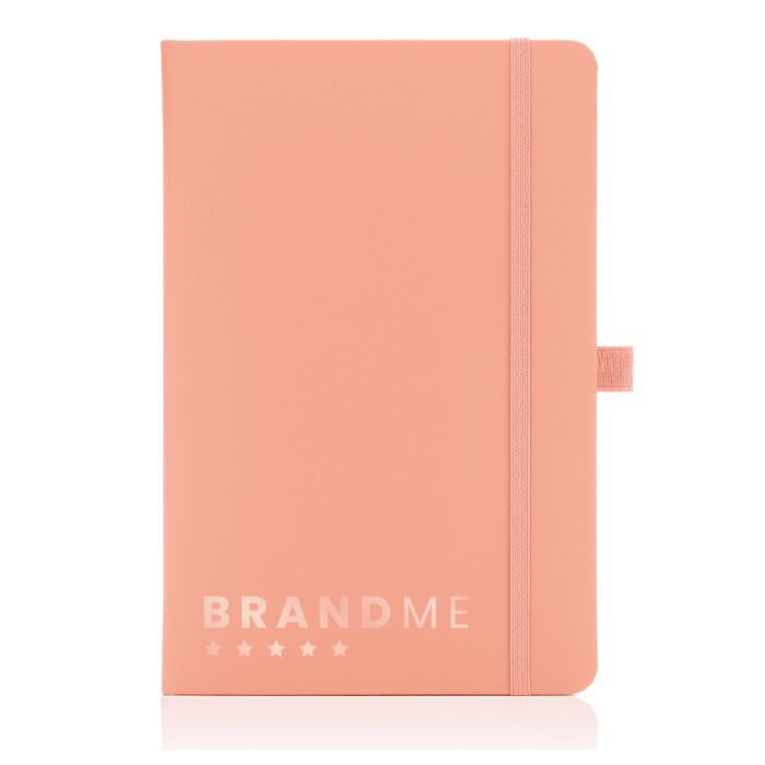 Foil Blocked A5 Pastel Notebook Pen Set - 1 Bounce Creative Designs Foil Blocked A5 Pastel Notebook Pen Set - 1 Bounce Creative Designs