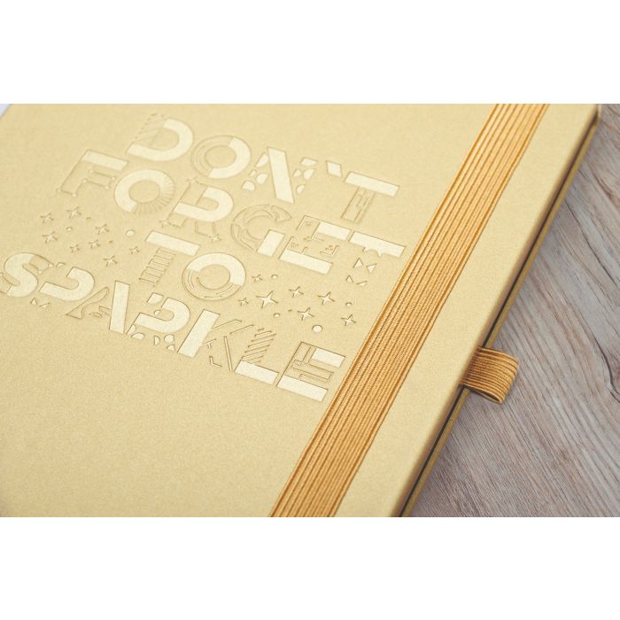 Bespoke PUleather notebook hard cover Black - 1 Bounce Creative Designs