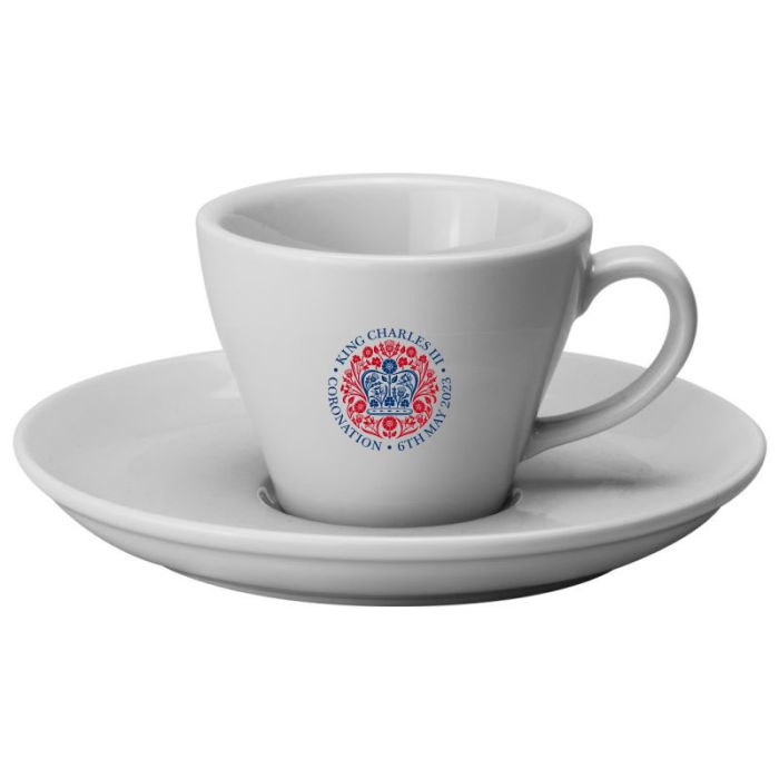 King Charles III Coronation Teacup And Saucer-Bounce Creative Designs King Charles III Coronation Teacup And Saucer-Bounce Creative Designs