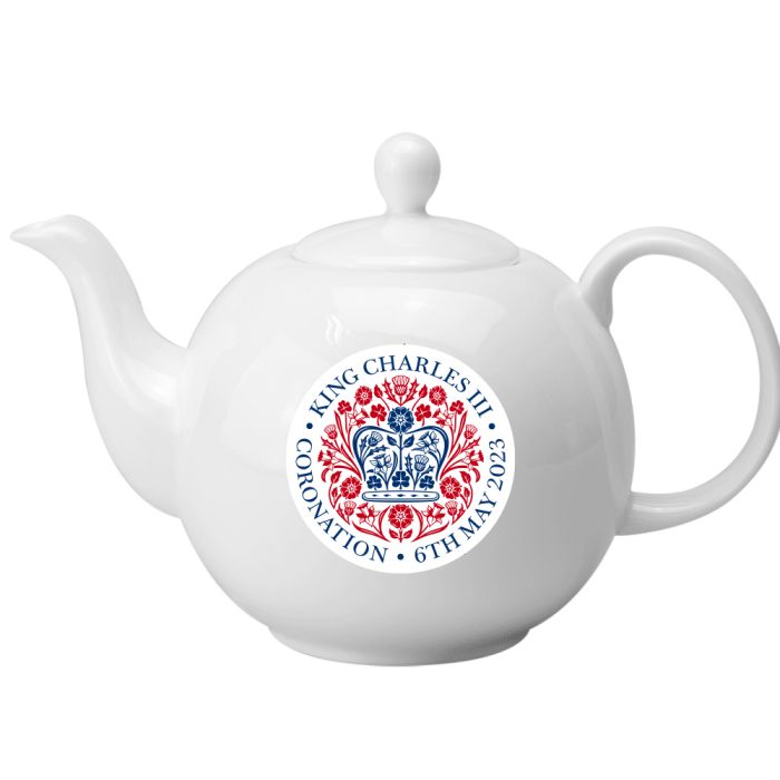 King Charles II Coronation Commemorative Teapot Bone China Bounce Creative Designs King Charles II Coronation Commemorative Teapot Bone China Bounce Creative Designs