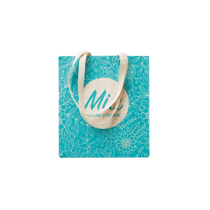 Bespoke Cotton shopping bag Black - 1 Bounce Creative Designs