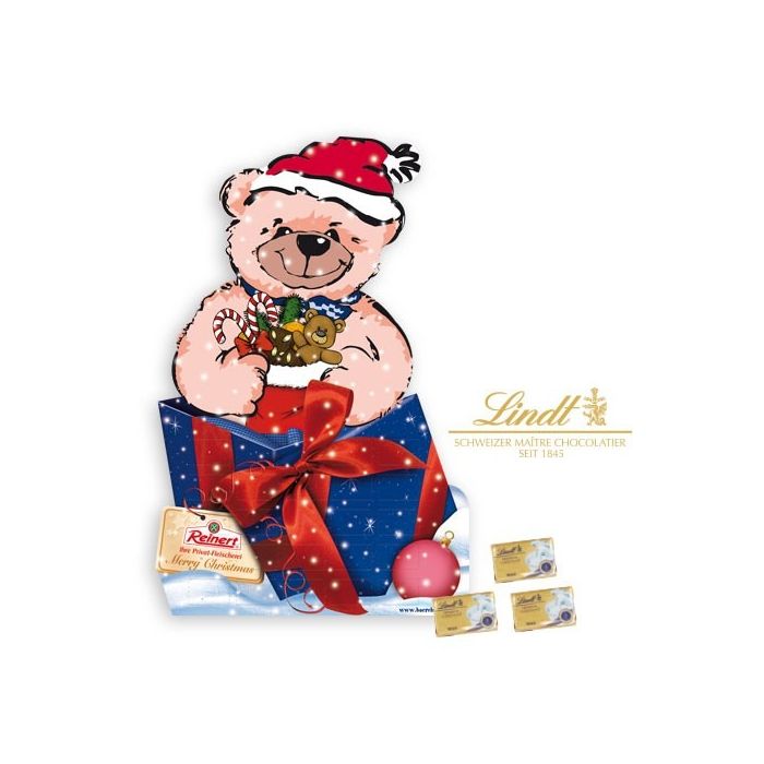 Personalised Bespoke Individually shaped 2D Lindt Advent Calendars