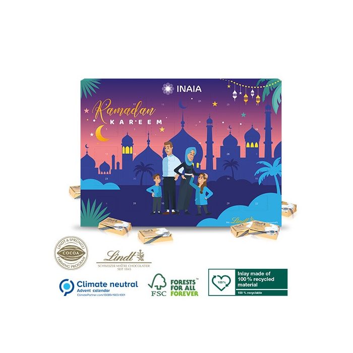 Personalised Lindt Ramadan Countdown Calendar