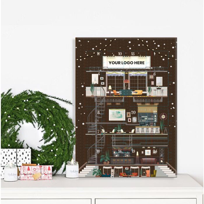 Advents Calendar Pre Designed Printed With Your Branding Multi - 1 Bounce Creative Designs Advents Calendar Pre Designed Printed With Your Branding Multi - 1 Bounce Creative Designs