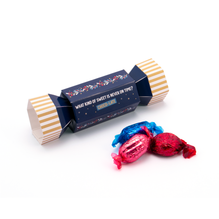 Eco Christmas Cracker Filled With Quality Street Chocolates Multi - 1 Bounce Creative Designs Eco Christmas Cracker Filled With Quality Street Chocolates Multi - 1 Bounce Creative Designs