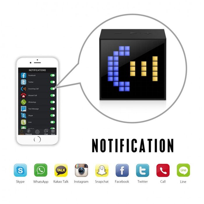 Smart Timebox Mini Wireless Speaker Multi - 1 Bounce Creative Designs Smart Timebox Mini Wireless Speaker Multi - 1 Bounce Creative Designs