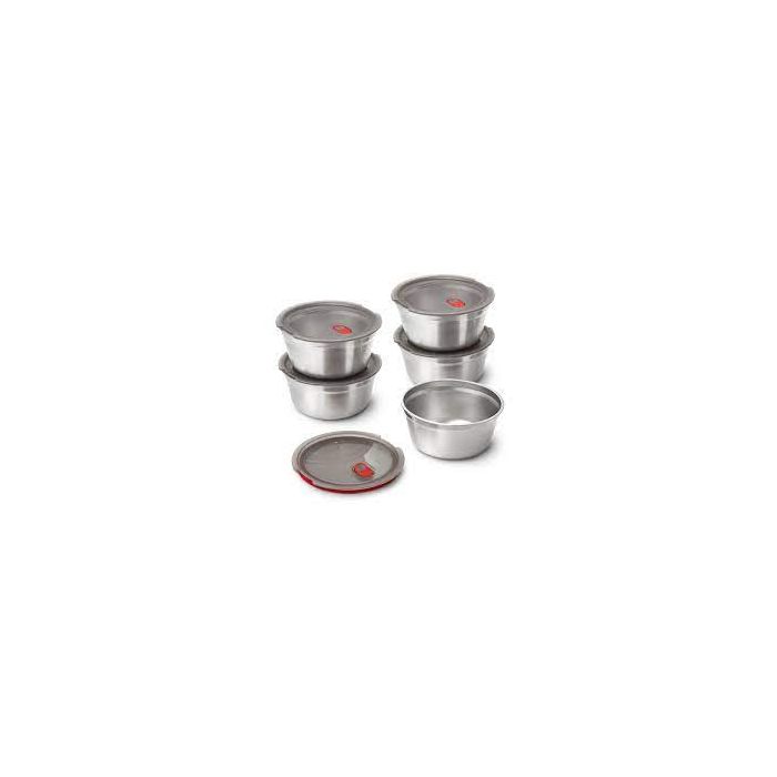 Promotional Black + Blum Metal Food Prep Bowl Set x5-Bounce Creative Designs Promotional Black + Blum Metal Food Prep Bowl Set x5-Bounce Creative Designs