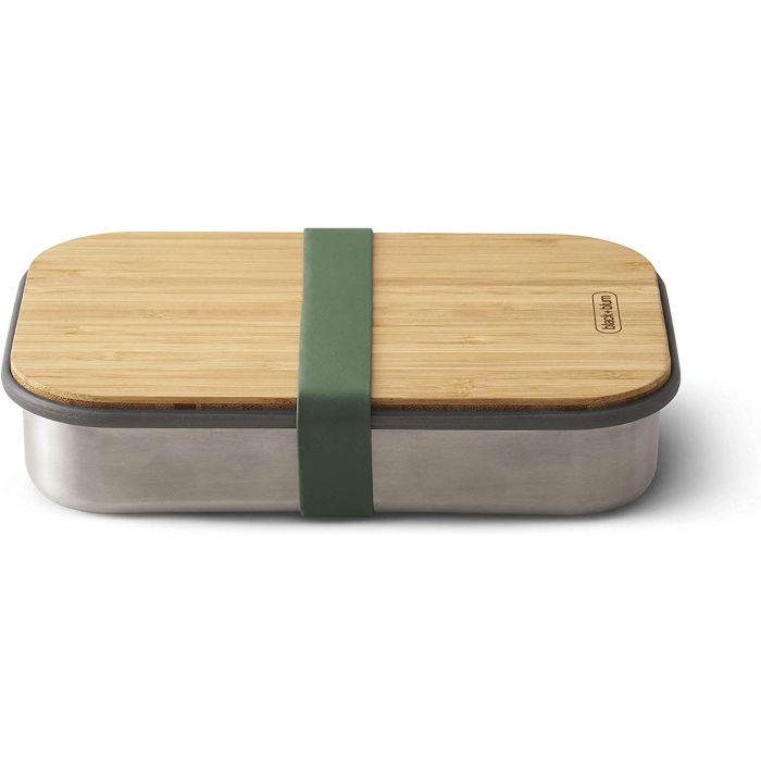 Promotional Black + Blum Stainless Steel Sandwich Box 900ml-Bounce Creative Designs Promotional Black + Blum Stainless Steel Sandwich Box 900ml-Bounce Creative Designs